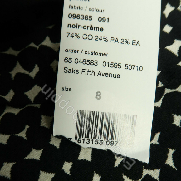 Akris Punto Cream Black Cardigan Jacket - Picture 6 of 8
